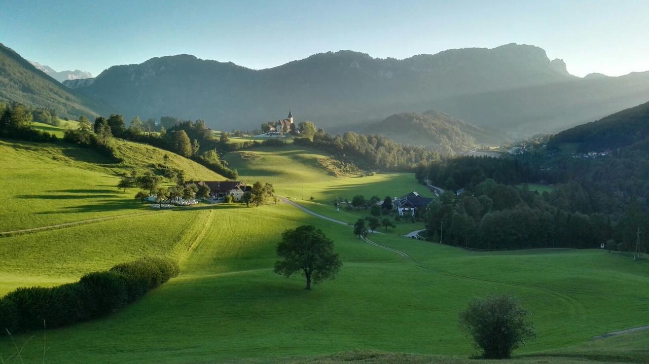 Вилла Ferienhof Unterfuehrholzergut Klaus an der Pyhrnbahn Экстерьер фото